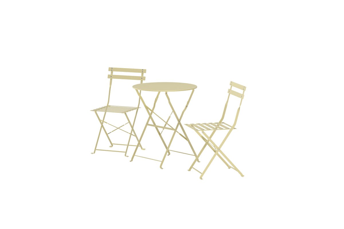 Tuin Loungeset Elion – 3-delige set met ronde tafel in 3 kleuren