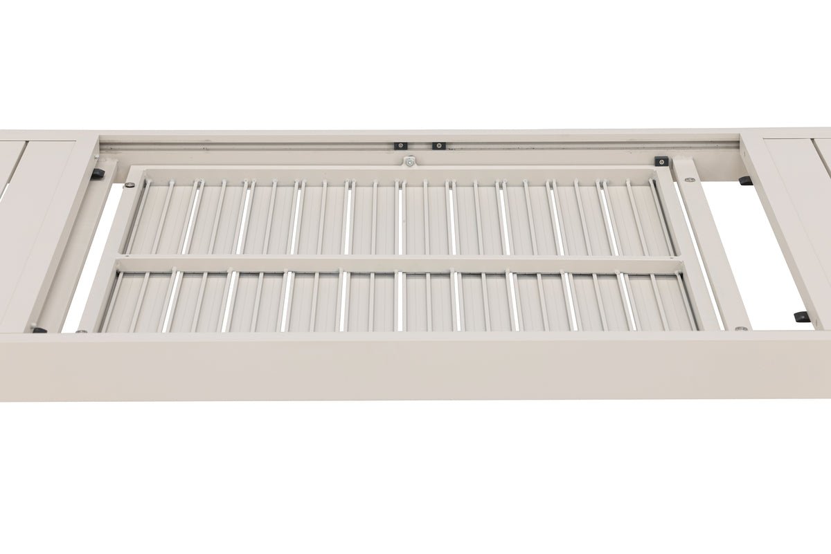 Tuin eettafel Liora - Uitschuifbaar van 160 tot 240 cm in Beige of Zwart