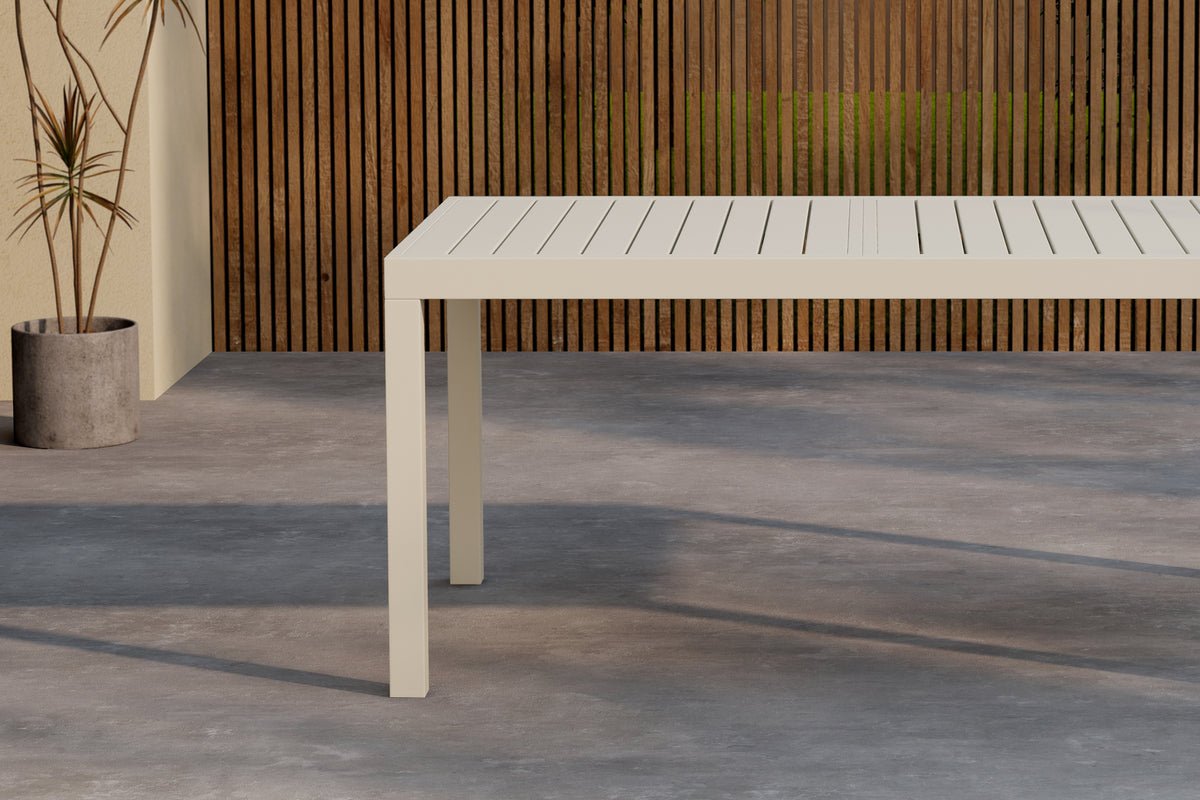 Tuin eettafel Liora - Uitschuifbaar van 160 tot 240 cm in Beige of Zwart