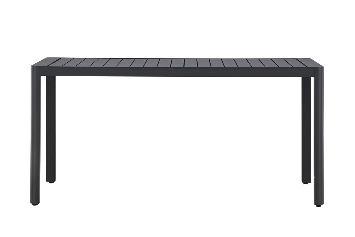 Tuin eettafel Vista - 150x85 cm van aluminium in Beige of Zwart