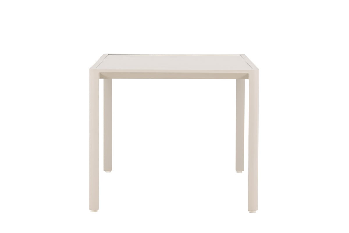 Tuin eettafel Vista - 150x85 cm van aluminium in Beige of Zwart