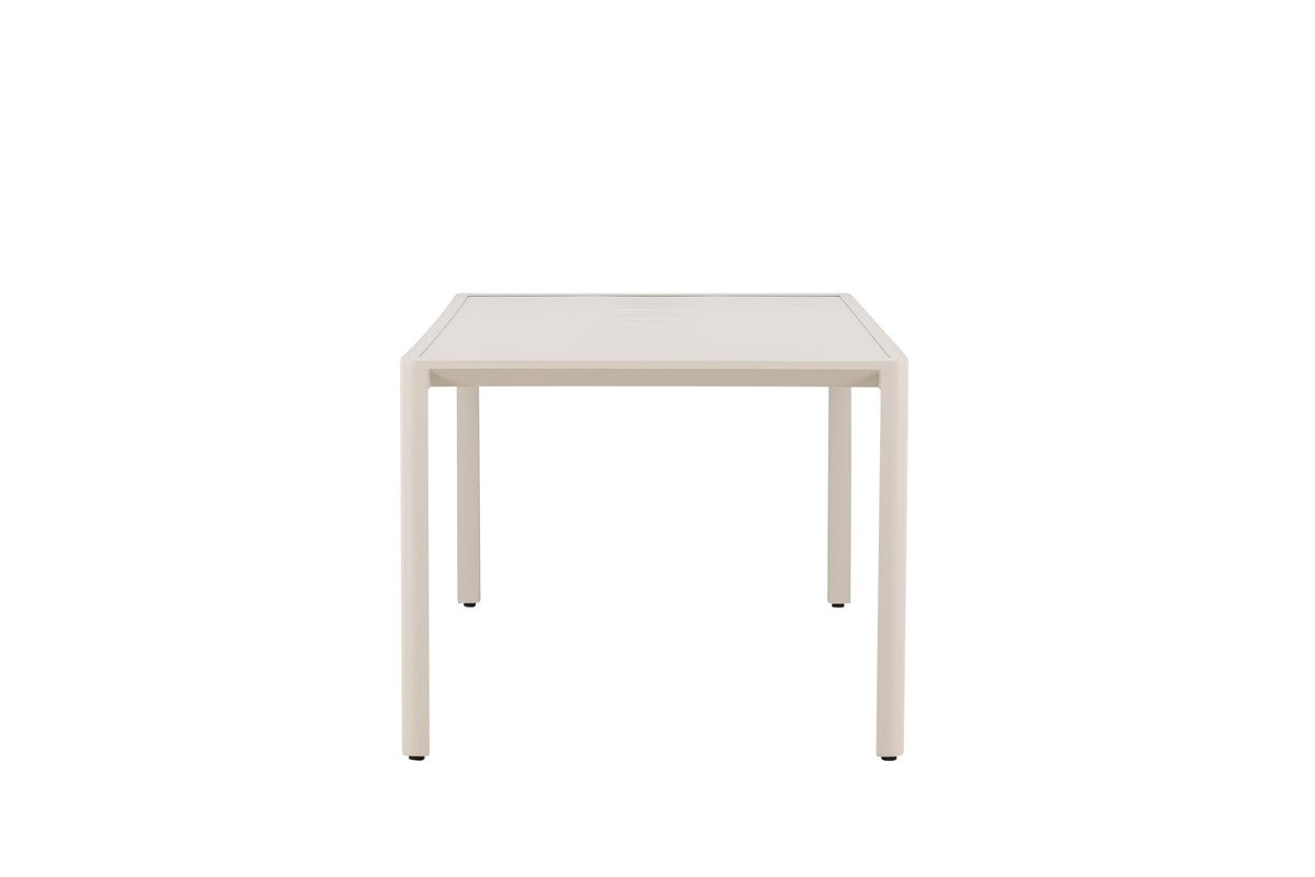 Tuin eettafel Vento - 200x90 cm van aluminium in Beige of Zwart