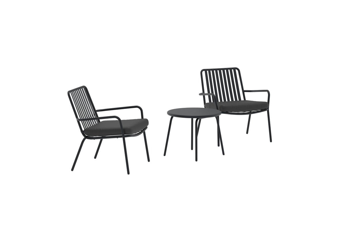 Tuin Loungeset Ravo – 3-delige set met stoelen en tafel