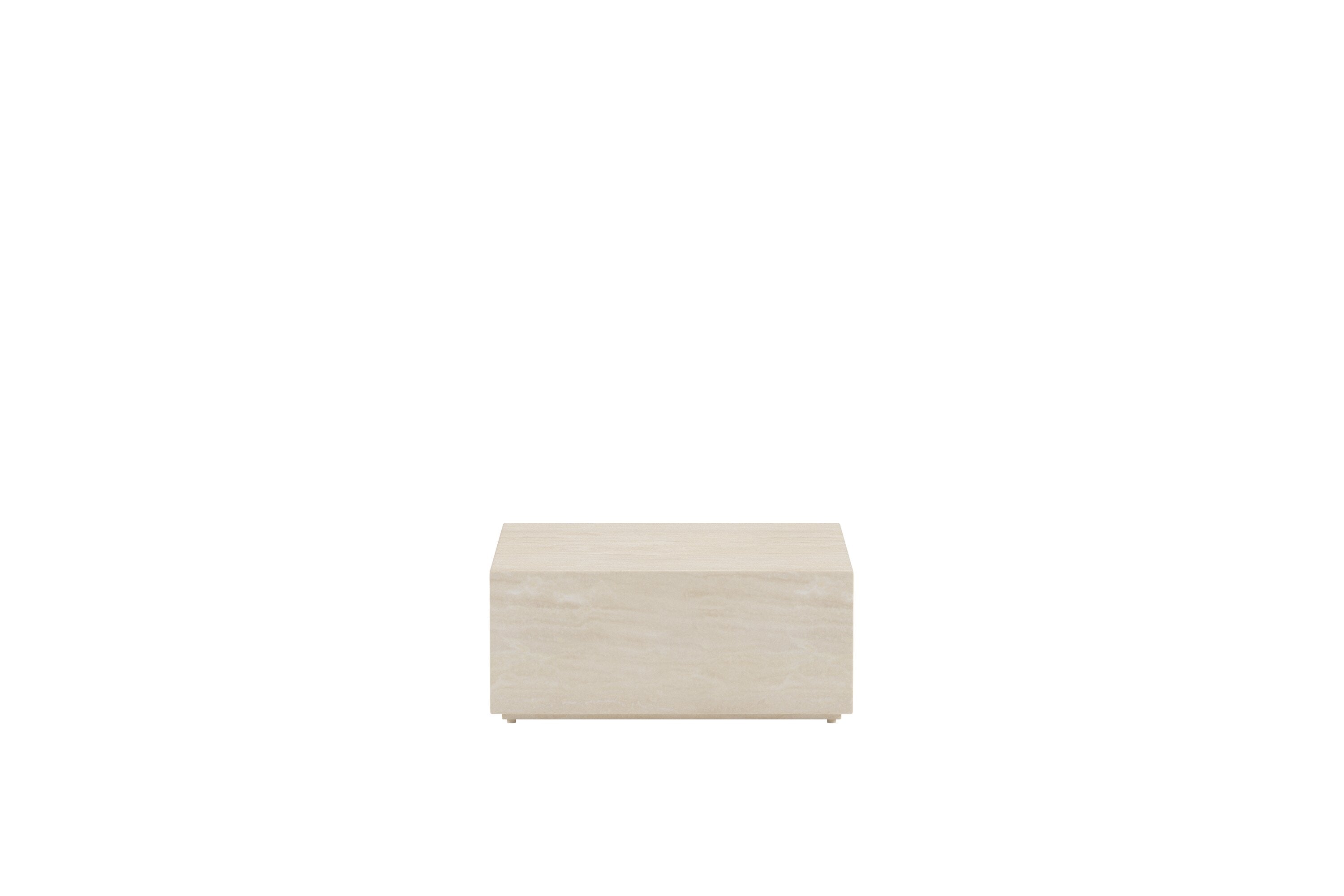 Tuin bijzettafel Ravelo - Vierkant in Beige