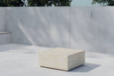 Tuin bijzettafel Ravelo - Vierkant in Beige