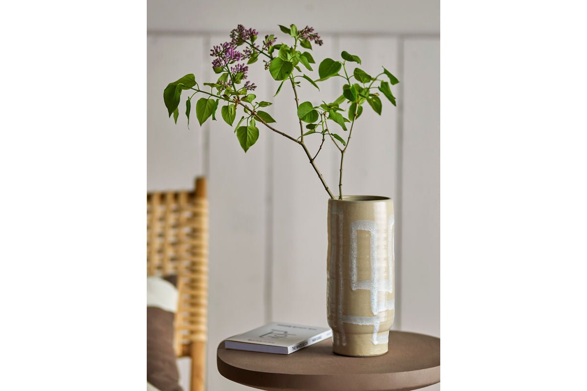 Decoratieve vaas „Avelin“ – Terracotta in natuurkleur