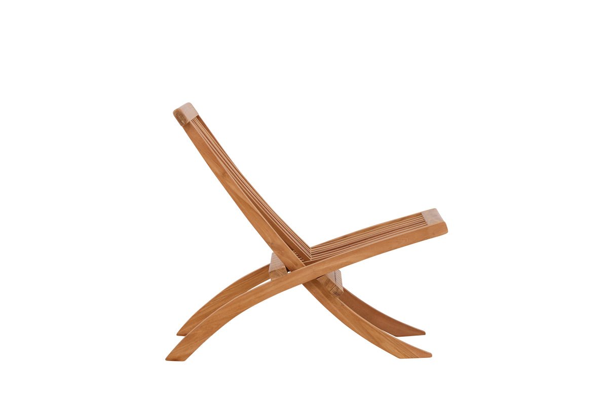 Tuin-loungestoel Hope - van weerbestendig teakhout