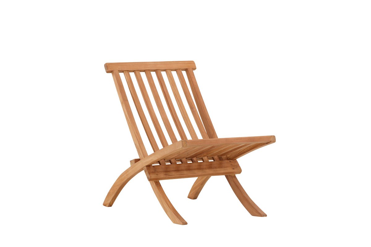 Tuin-loungestoel Hope - van weerbestendig teakhout