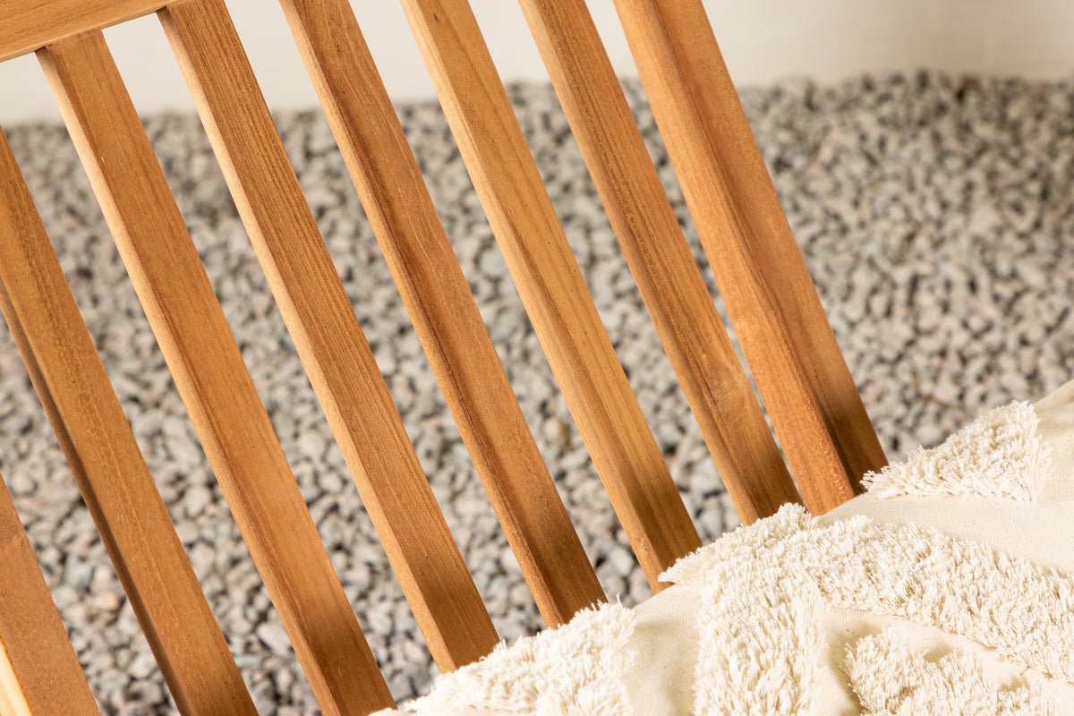 Tuin-loungestoel Hope - van weerbestendig teakhout