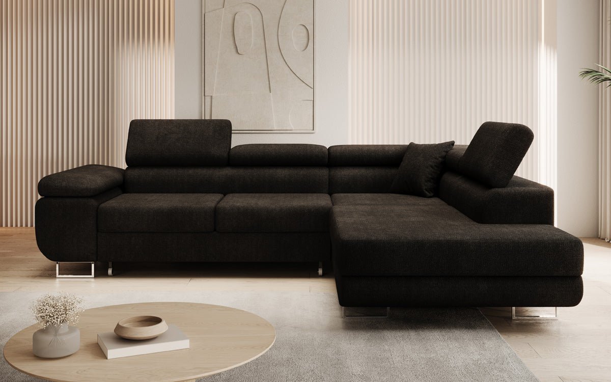 Designer Sofa Aston met slaap- en klapfunctie van Bouclé