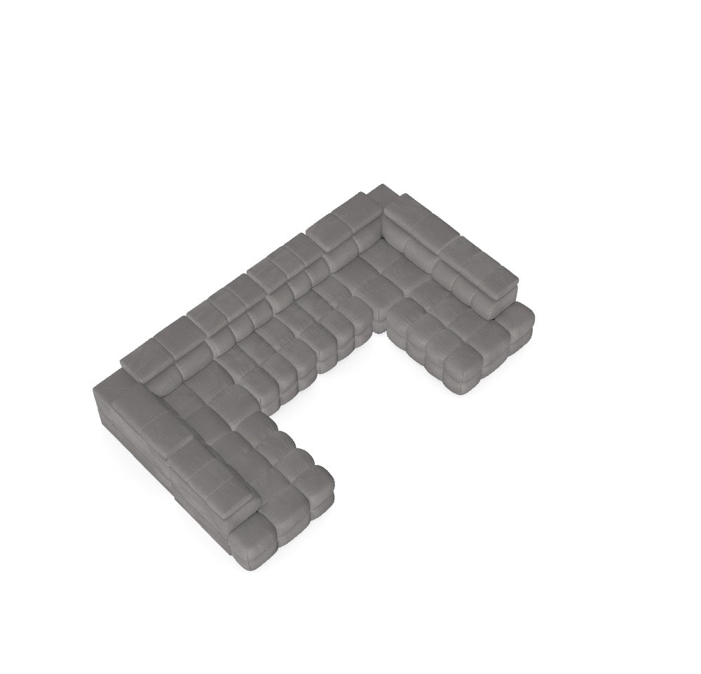 Modulaire bank Buffalo - Jouw gewenste configuratie M_CSOLC8