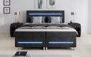 Boxspringbed Sejour met LED in Ribstof