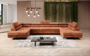 Designer Sofa Taormina met slaap- en klapfunctie in corduroy