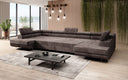 Designer Sofa Taormina met slaap- en klapfunctie in corduroy