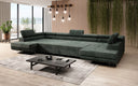 Designer Sofa Taormina met slaap- en klapfunctie in corduroy