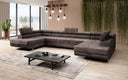 Designer Sofa Taormina met slaap- en klapfunctie in corduroy