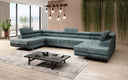 Designer Sofa Taormina met slaap- en klapfunctie in corduroy