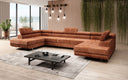 Designer Sofa Taormina met slaap- en klapfunctie in corduroy