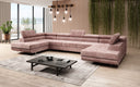 Designer Sofa Taormina met slaap- en klapfunctie in corduroy