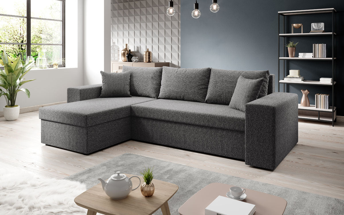 Designer Sofa Denver Bouclé met slaap- en klapfunctie