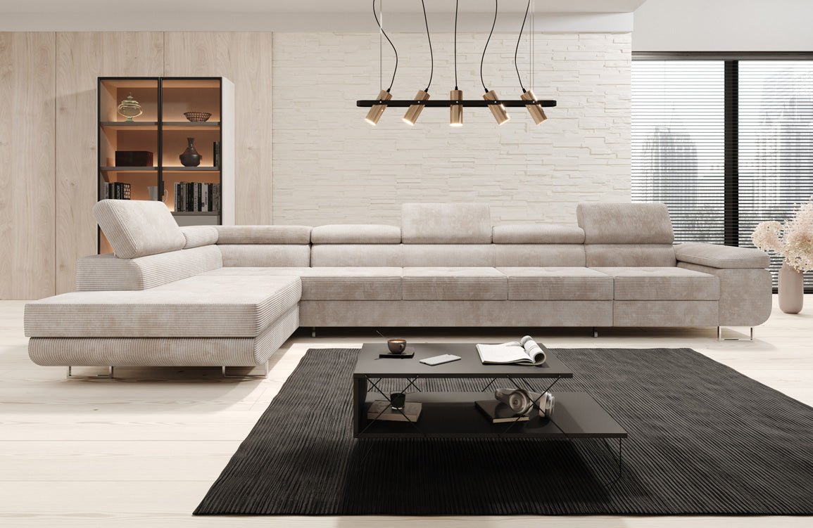 Designer Sofa Maxi met slaap- en klapfunctie in corduroy