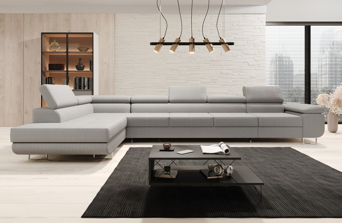 Designer Sofa Maxi met slaap- en klapfunctie in bouclé