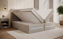 Boxspringbed Minera met LED, USB en opbergruimte