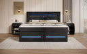 Boxspringbed Minera met LED, USB en opbergruimte