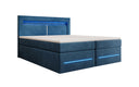 Boxspringbed Minera met LED, USB en opbergruimte
