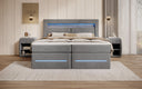 Boxspringbed Minera met LED, USB en opbergruimte