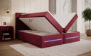 Boxspringbed Minera met LED, USB en opbergruimte