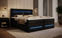Boxspringbed Minera met LED, USB en opbergruimte