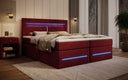 Boxspringbed Minera met LED, USB en opbergruimte