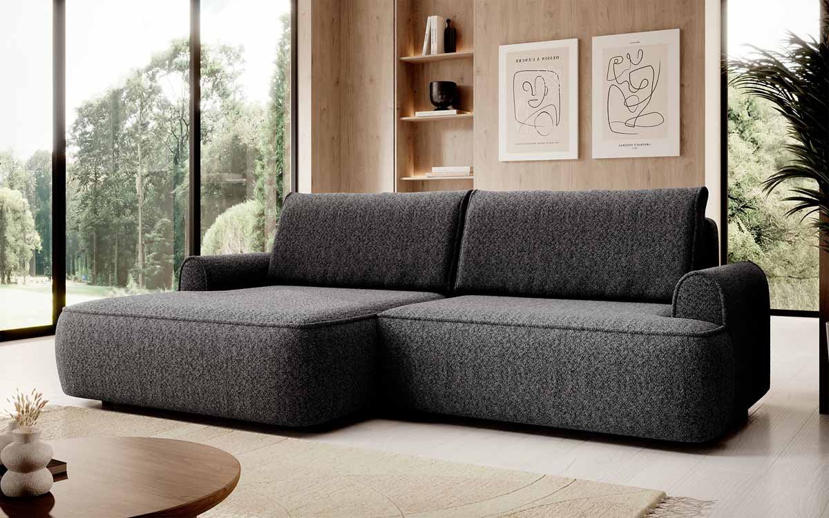 Designer Sofa Onelio mit Stauraum und Schlaffunktion