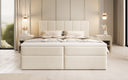 Boxspringbed Aurelia Bouclé met opbergruimte