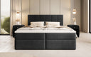 Boxspringbed Aurelia Bouclé met opbergruimte