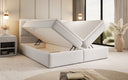 Boxspringbed Aurelia Bouclé met opbergruimte