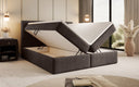 Boxspringbed Aurelia Bouclé met opbergruimte
