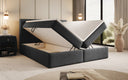 Boxspringbed Aurelia Bouclé met opbergruimte