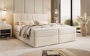 Boxspringbed Aurelia Bouclé met opbergruimte