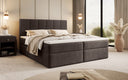 Boxspringbed Aurelia Bouclé met opbergruimte