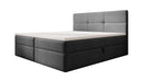 Boxspringbed Eleonora Bouclé met opbergruimte