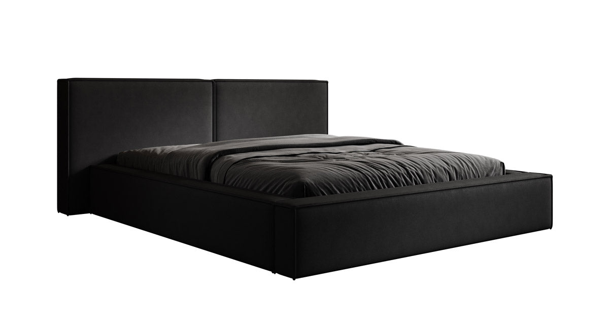 Designer gestoffeerd bed Ophelia met opbergruimte