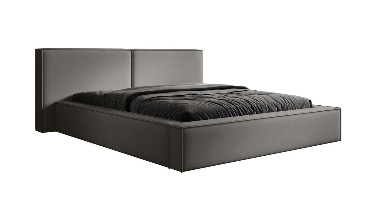 Designer gestoffeerd bed Ophelia met opbergruimte