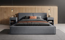 Designer gestoffeerd bed Ophelia met opbergruimte