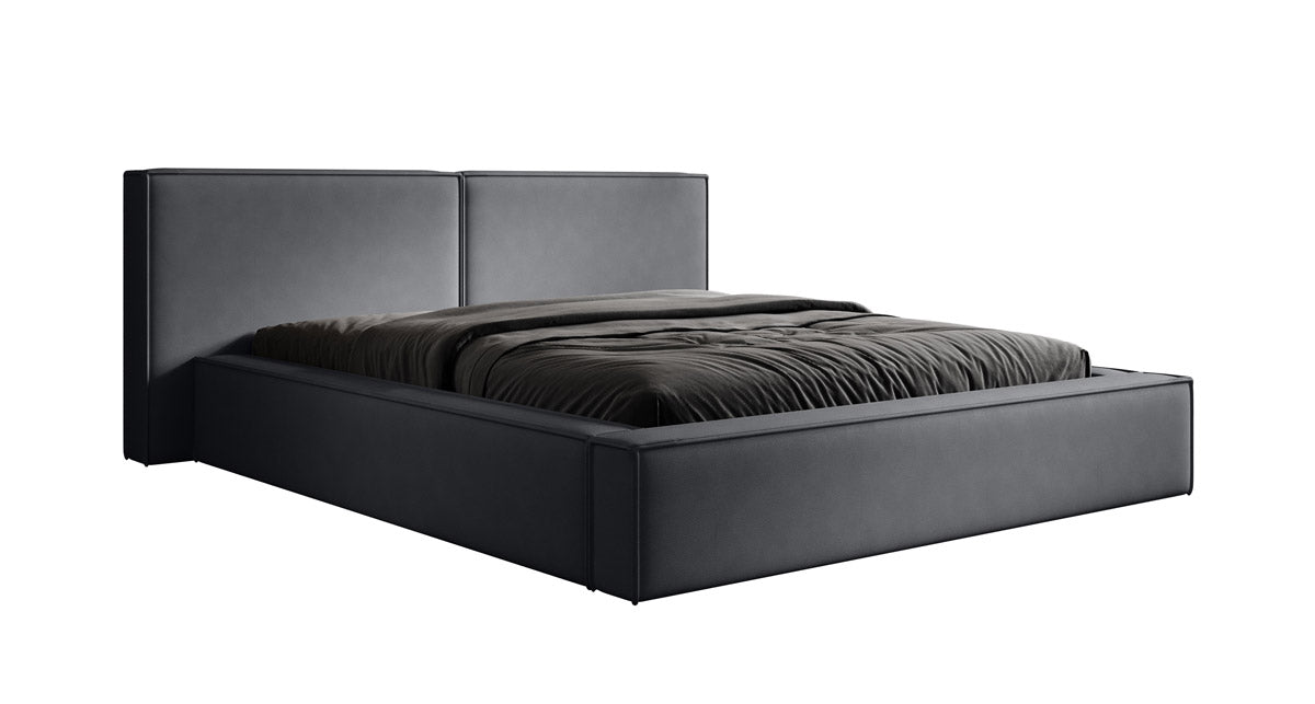 Designer gestoffeerd bed Ophelia met opbergruimte