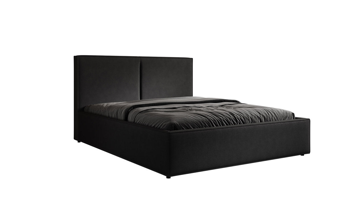 Designer gestoffeerd bed Elara met opbergruimte