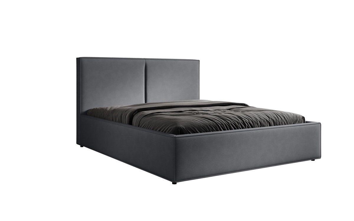 Designer gestoffeerd bed Elara met opbergruimte