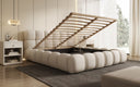 Designer Polsterbett Boston Stof met opbergruimte