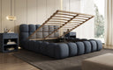 Designer Polsterbett Boston Stof met opbergruimte